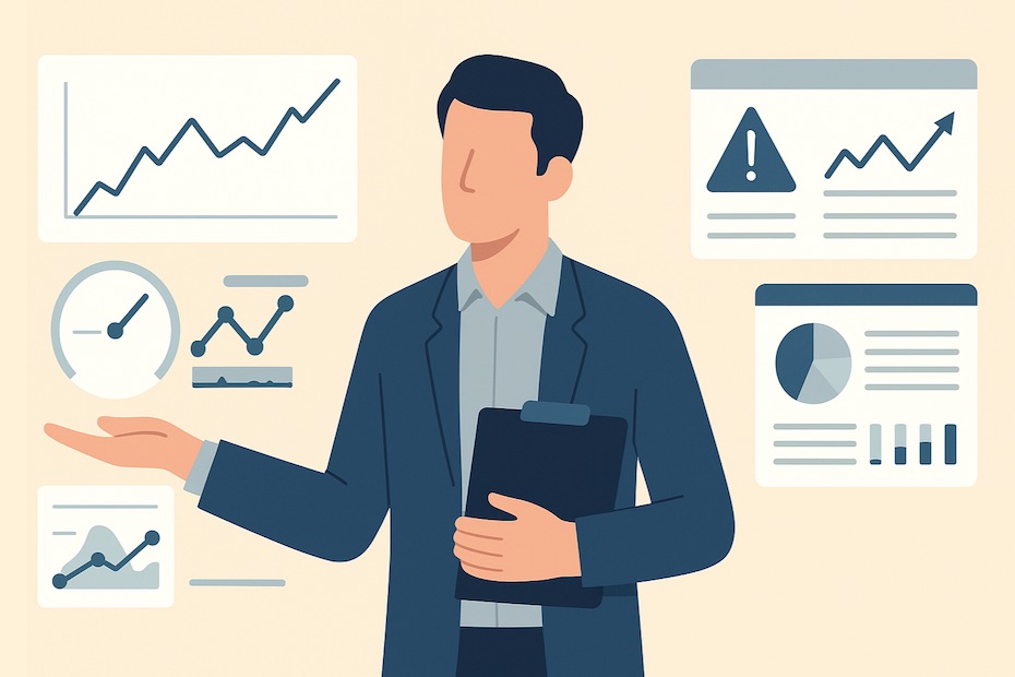 A startup leader applying trading-desk risk management tactics.